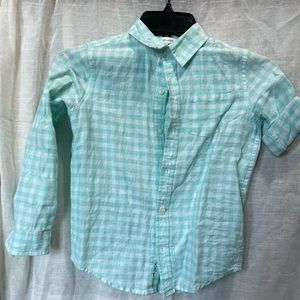 Janie and Jack plaid shirt